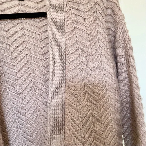 Mossimo Chevron Stitch Open Front Cardigan - Picture 6 of 13